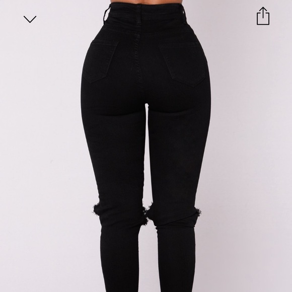 Fashion Nova High Rise Jeans - Picture 2 of 5